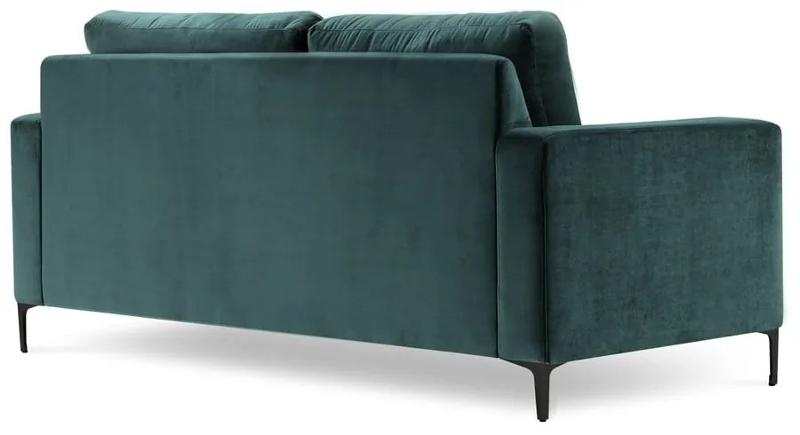 Divano in velluto blu turchese, 158 cm Harmony - Kooko Home