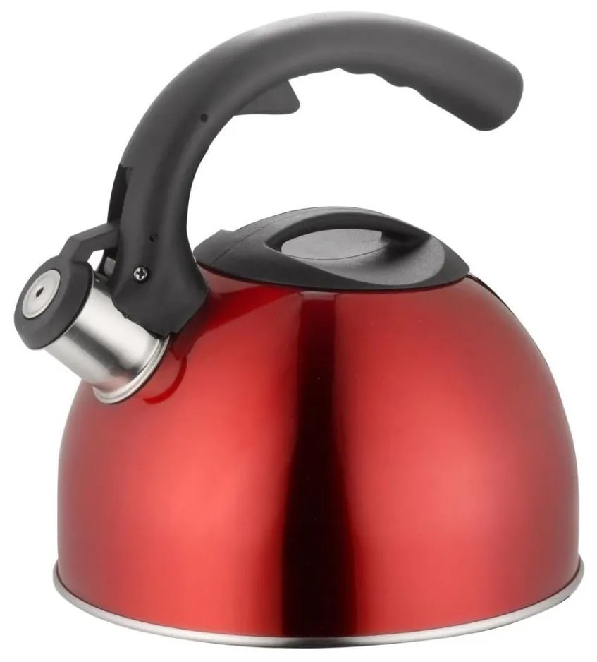Lamart - Bollitore 2 l rosso/acciaio inox