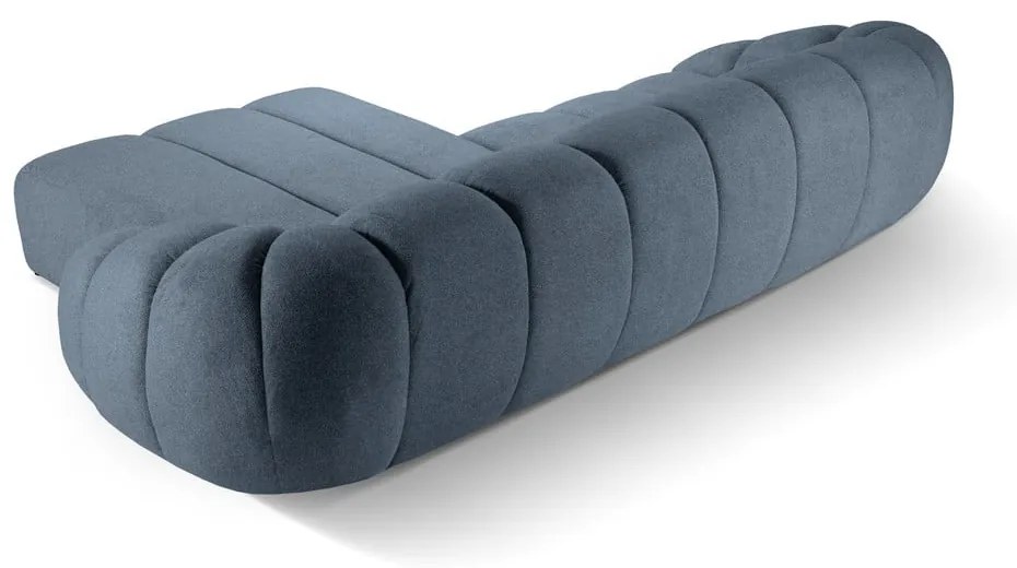 Divano angolare blu (con penisola a destra) Diana – Micadoni