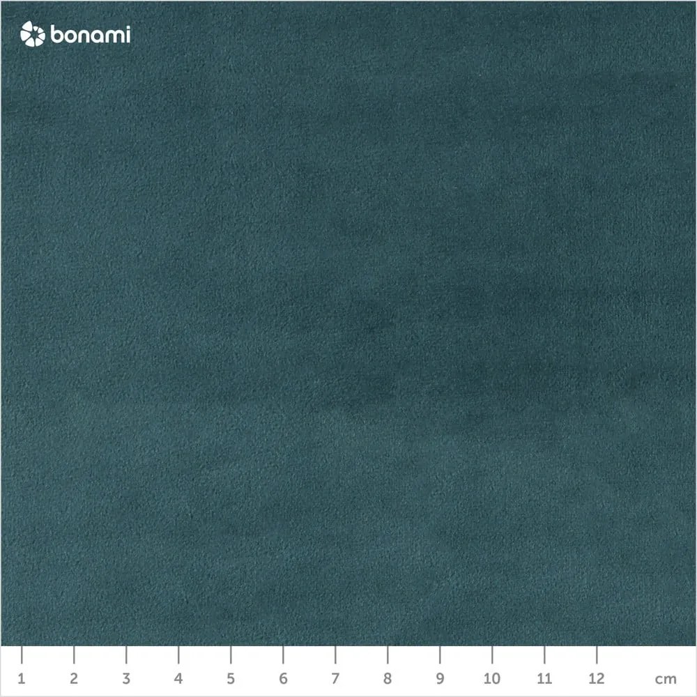 Divano in velluto blu turchese, 158 cm Harmony - Kooko Home