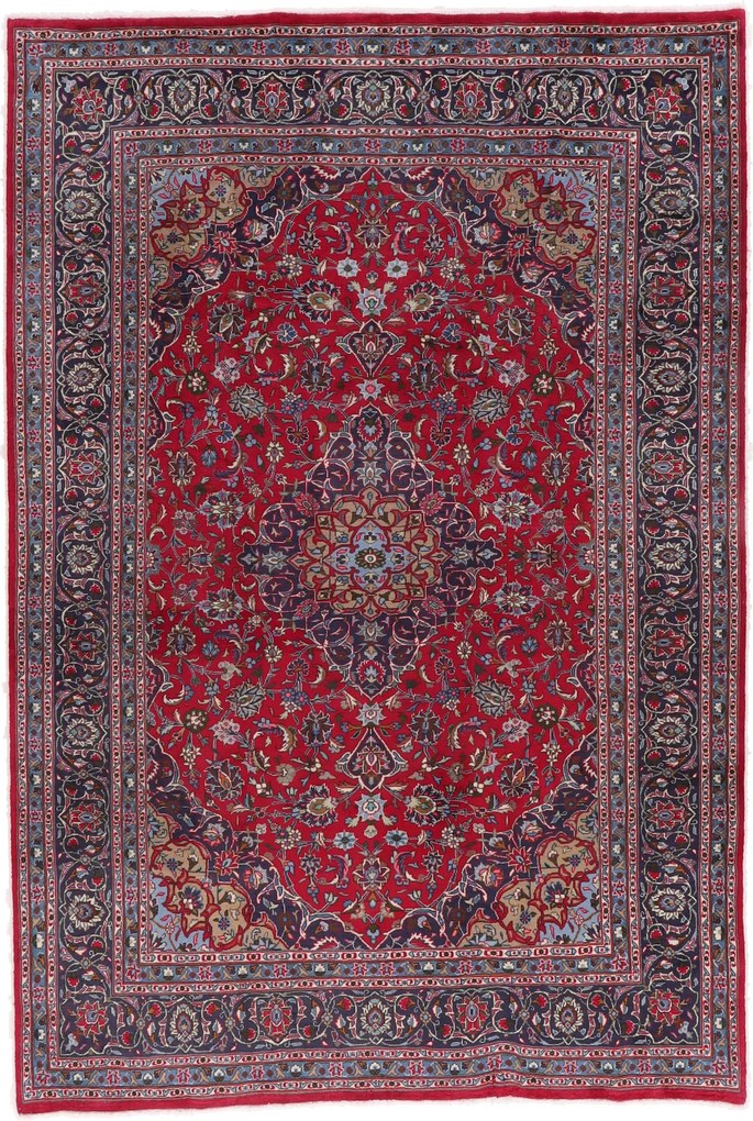 Kashan Tappeto 200 x 300 (Iran) Annodato A Mano
