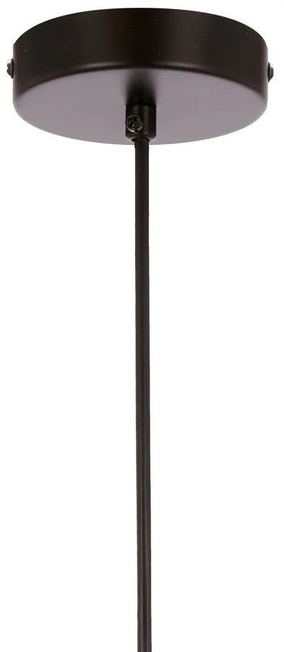 Lampadario nero con paralume in vetro ø 18 cm Spiega – Candellux Lighting