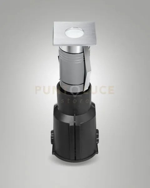 Naire 2 faretto incasso acciaio carrabile a led 3w 3000k 175lm
