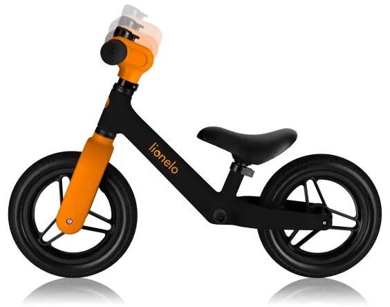 Lionelo - Bicicletta senza pedali TONI Nero/Arancione