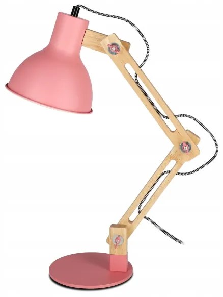 Lampada da tavolo 1xE27/40W/230V rosa