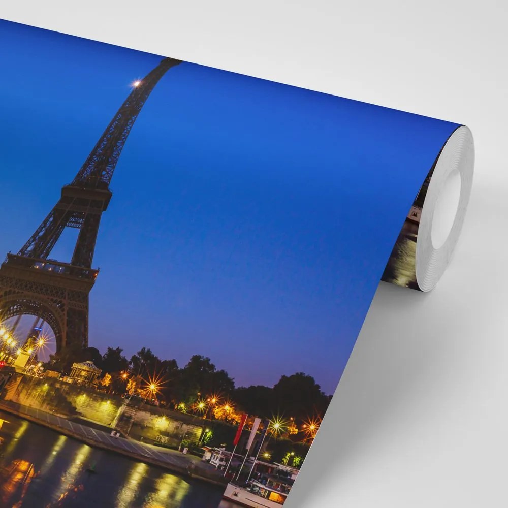 Carta da parati autoadesiva – Torre Eiffel di notte