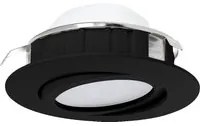 Faretto Ad Incasso Contemporaneo Pineda Policarbonato Nero Led Integrato 5,5W