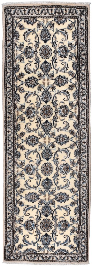 Nain Tappeto 70x250 Beige (Iran) Annodato A Mano