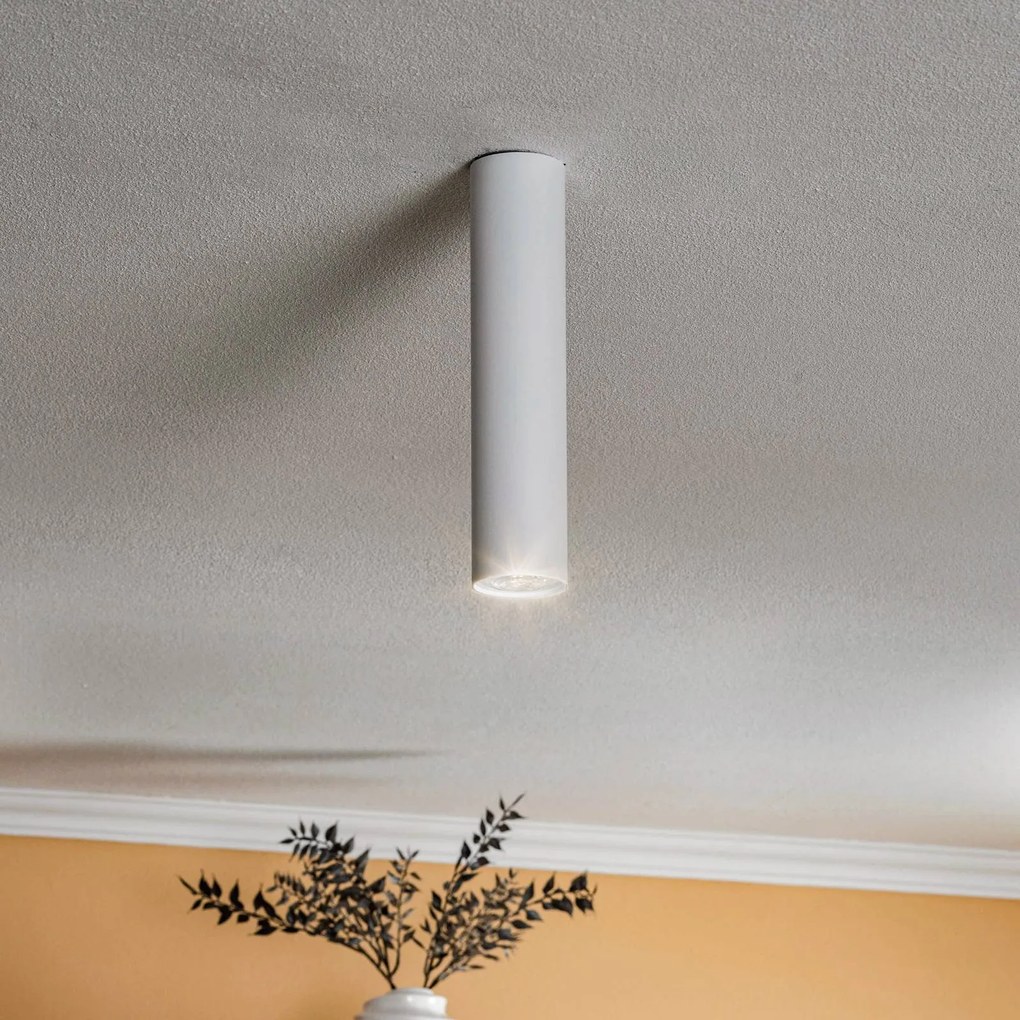 Nowodvorski Lighting Faretto da soffitto Eye, altezza 25 cm, bianco