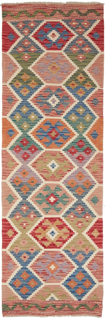 Kilim Tappeto 250x80 (Pakistan) Tessuto A Mano