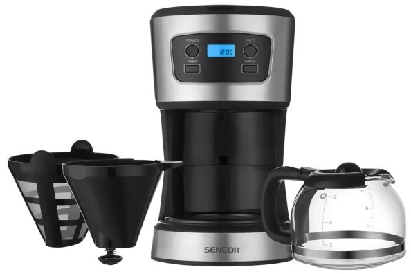 Sencor - Caffettiera a goccia con display LCD 700W/230V
