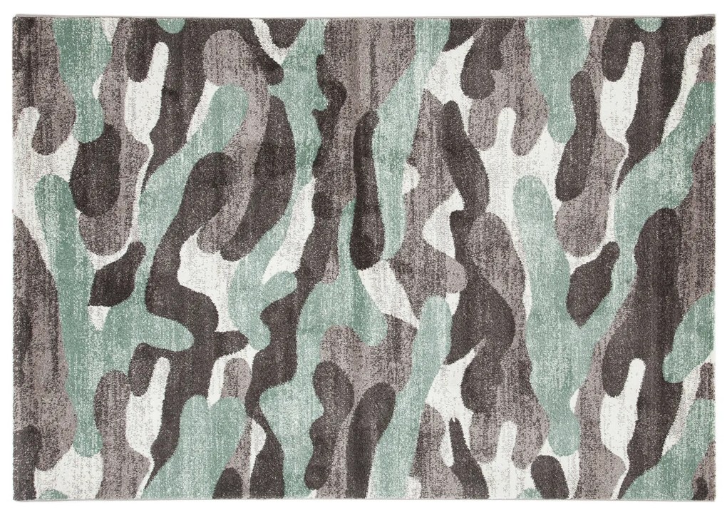 Tappeto 200x300 cm Camouflage grigio