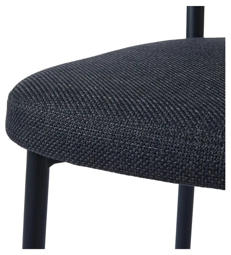 Sedia da pranzo grigio scuro Fowler - Unique Furniture