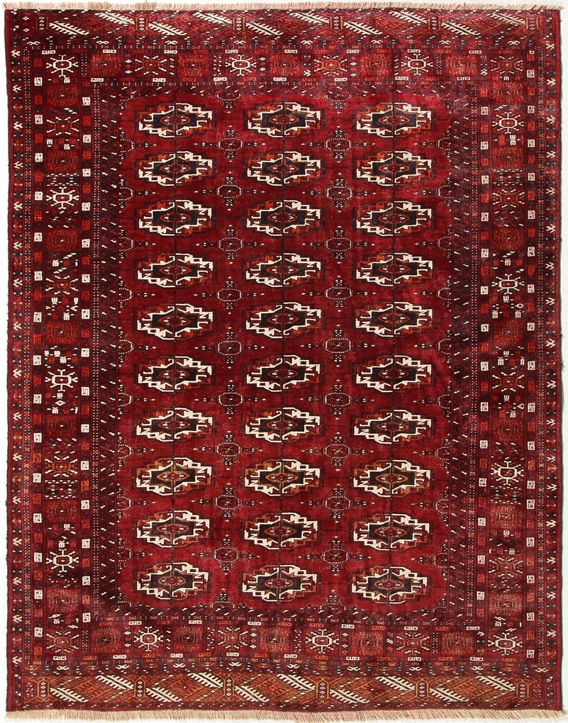Turkmen Tappeto 160x120 (Iran) Annodato A Mano