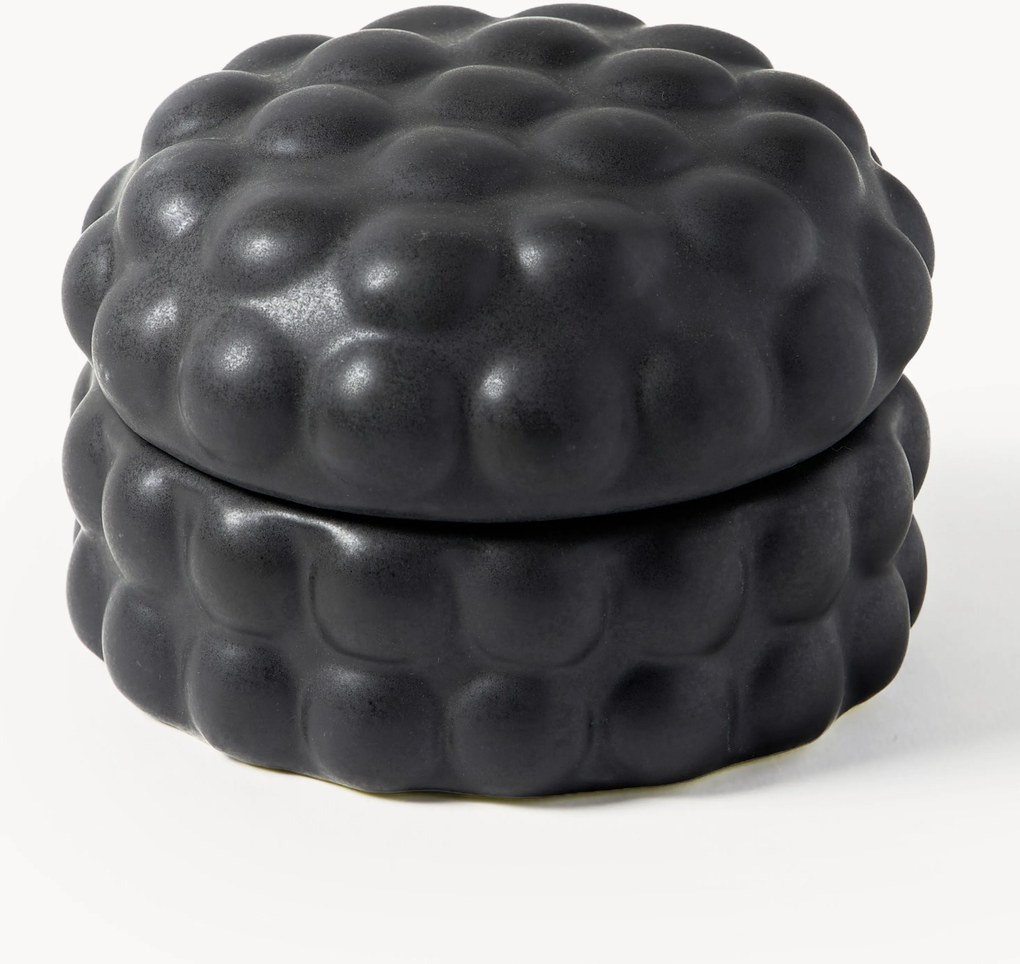 Scatola decorativa in gres con coperchio Bob