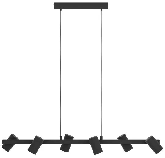 Eglo 99464 - Lampadario a sospensione con filo GATUELA 6xE14/25W/230V