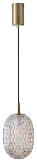 Lampadario a sospensione con filo 1xE14/25W/230V limpido diametro 15 cm