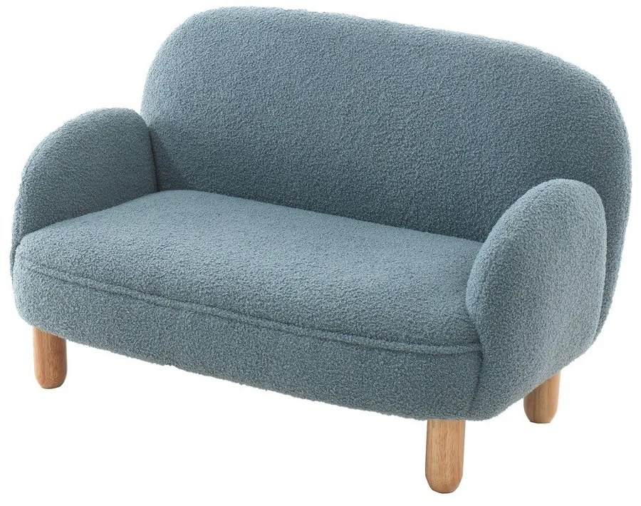 Divano per bambini beige con rivestimento in bouclé 89 cm Rocky – Vipack