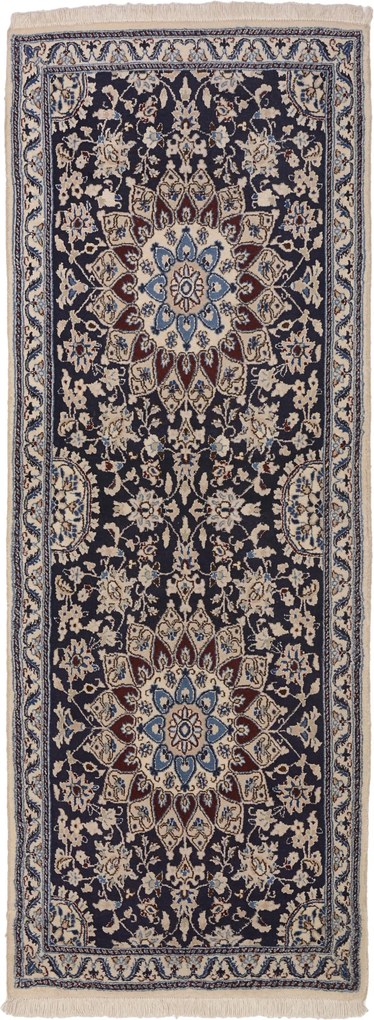 Nain Tappeto 80x210 (Iran) Annodato A Mano