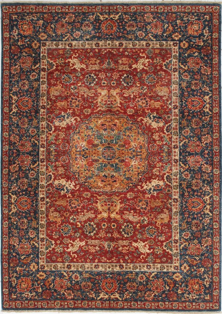 Samarkand Tappeto 150x200 (Pakistan) Annodato A Mano