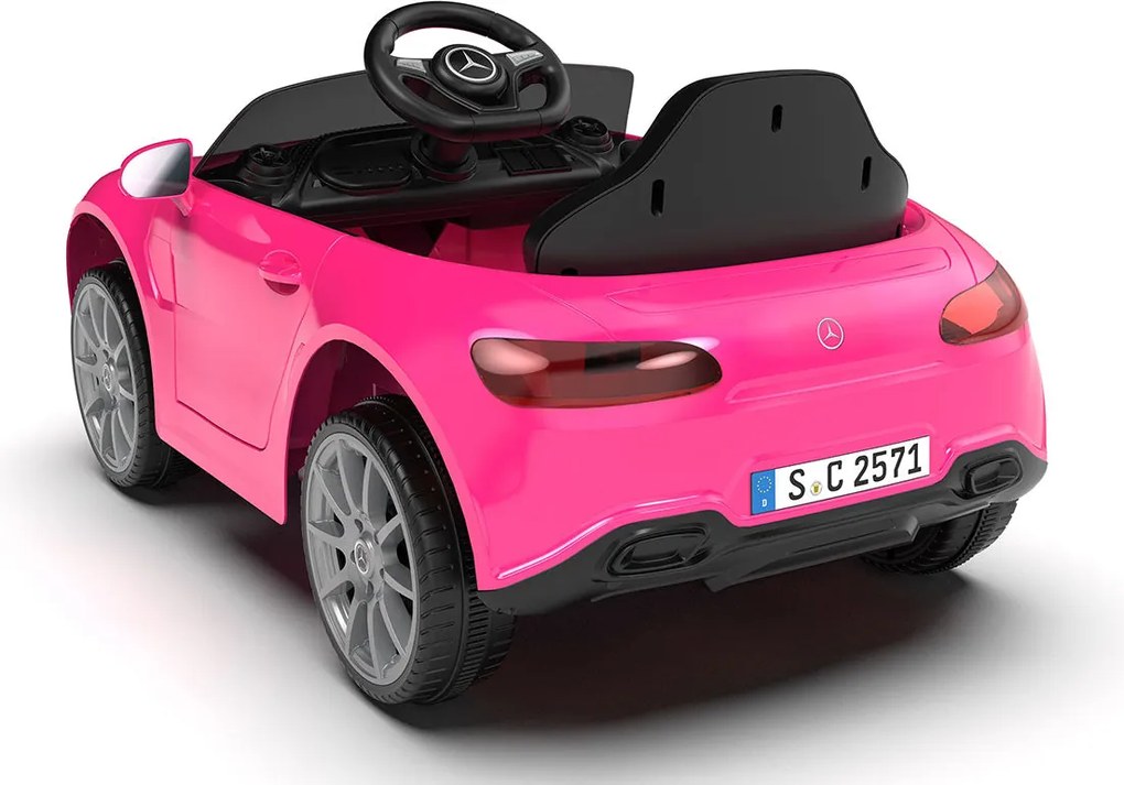 Macchina Elettrica per Bambini 12V con Licenza Mercedes CLS Small Rosa...