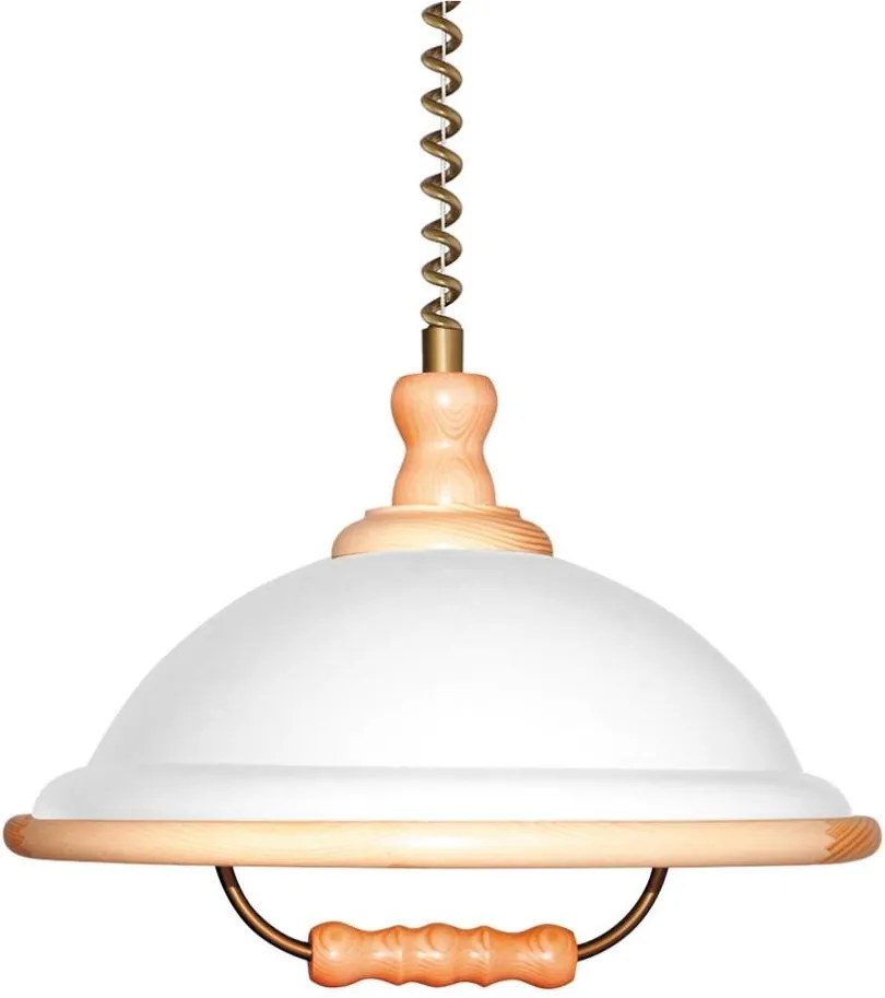 Prezent 73006 W50 - Lampadario a sospensione ACRYL 1xE27/60W/230V