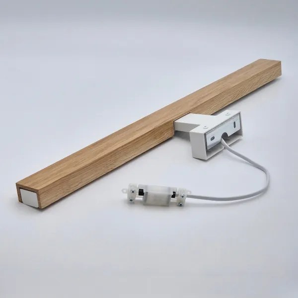 Brilagi-Illuminazione a LED per specchi da bagno WOODY MIRROR LED/12W/230V IP44 quercia/bianco