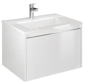 Mobile sottolavabo e lavabo Cielo bianco opaco L 60 cm