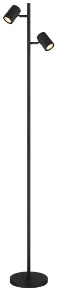 Globo 57918SB - Lampada con piedistallo JAMES 2xGU10/5W/230V nero