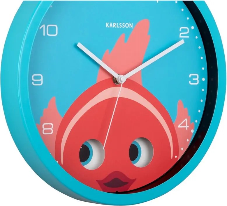 Orologio per bambini ø 31 cm Peekaboo Goldfish - Karlsson
