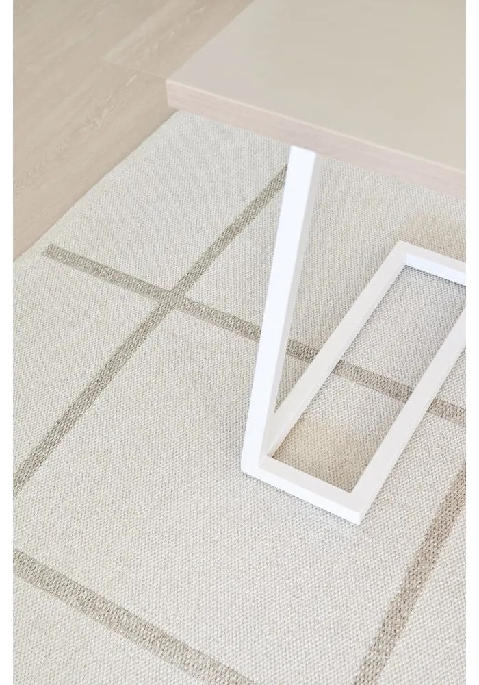 Tappeto da interno/esterno color crema 70x100 cm Ada Fossil – Pappelina