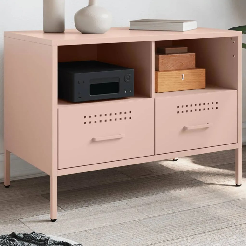 Mobile Tv Rosa 68x39x50,5 Cm İn Acciaio /