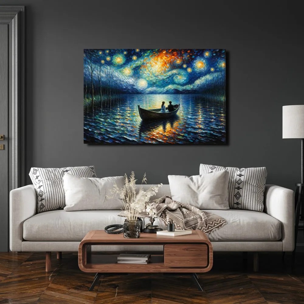 Quadro su tela – Romanticismo sotto il cielo stellato