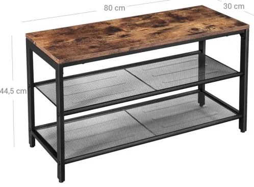 Scarpiera DAVOR marrone/nera