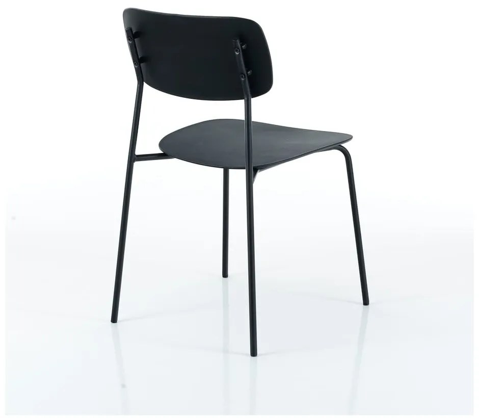 Sedie da pranzo nere in un set di 2 Primary - Tomasucci