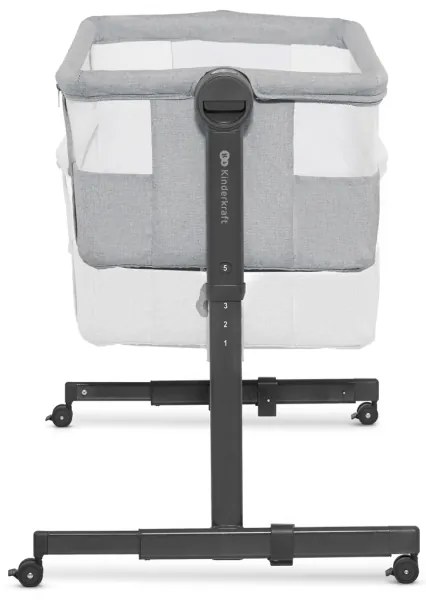 KINDERKRAFT - Culla per bambini NESTE UP 2 grigio chiaro