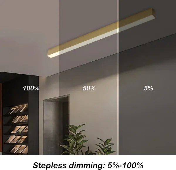 Brilagi - Plafoniera LED dimmerabile SLEEKLINE LED/40W/230V Wi-Fi Tuya oro+telecomando