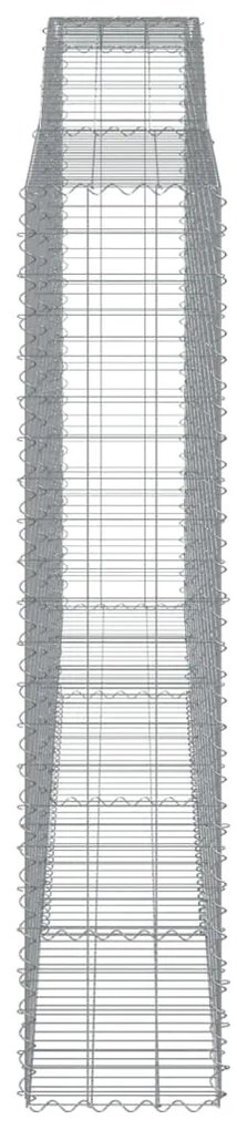 Cesti Gabbioni ad Arco 7 pz 400x50x220/240 cm Ferro Zincato