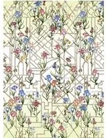 Christian Lacroix Tapete Fretwork Garden Panoramic - Citron