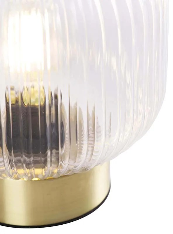 Lampada da tavolo Art Déco in ottone - Karel