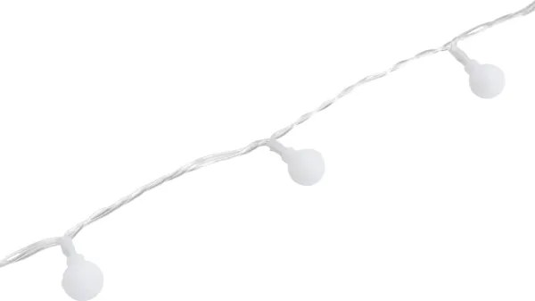 Aigostar - Catena luminosa decorativa LED per esterni 50xLED/3,6W/230V/8 funzioni 5m IP44 bianco caldo