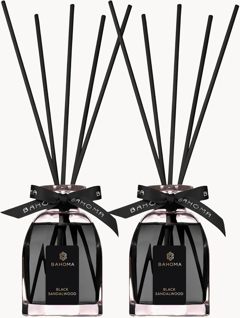 Set di 2 diffusori ottagonali in confezione regalo (Obsidian Black Sandalwood)