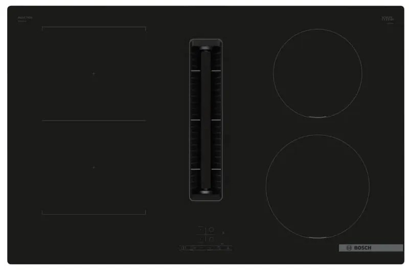 Bosch - Serie 4 PVS811B16E. Colore del prodotto: Nero, Posizionamento dell'apparecchio: Da incasso, Dimensione della larghezza del piano cottura: 80