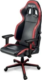 Sparco Poltrona Gaming Ufficio Ikon Sky Nero/Rosso