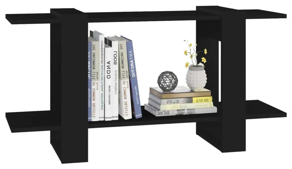 Libreria nera 100x30x51 cm in legno multistrato