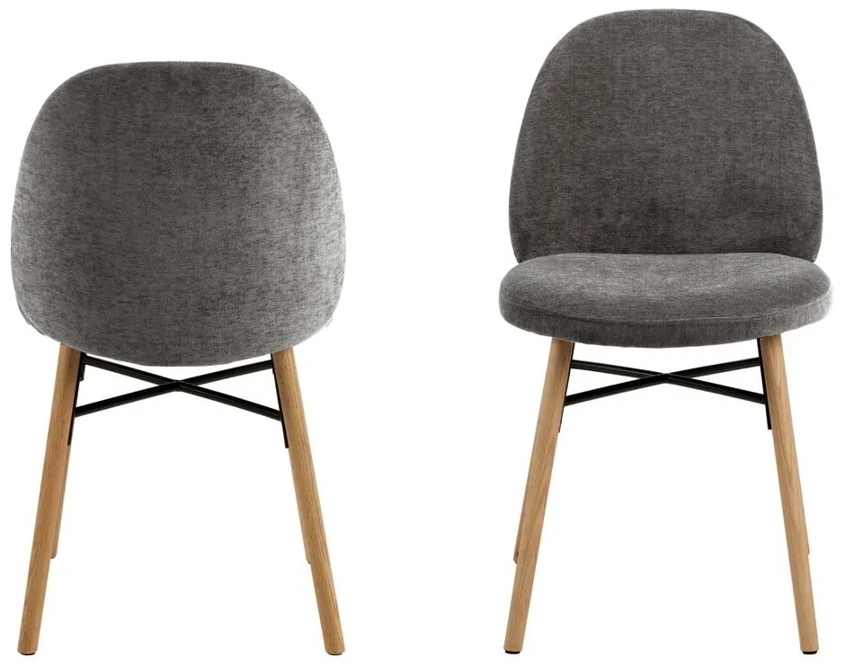 Sedia da pranzo grigia Sophia - Actona