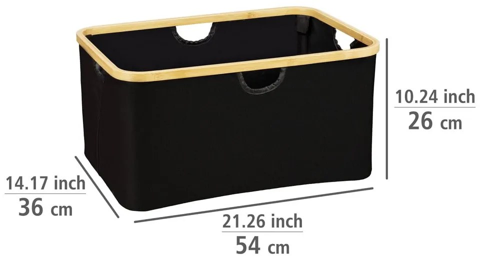 Cesto portabiancheria in tessuto 32 l Ecori - Wenko