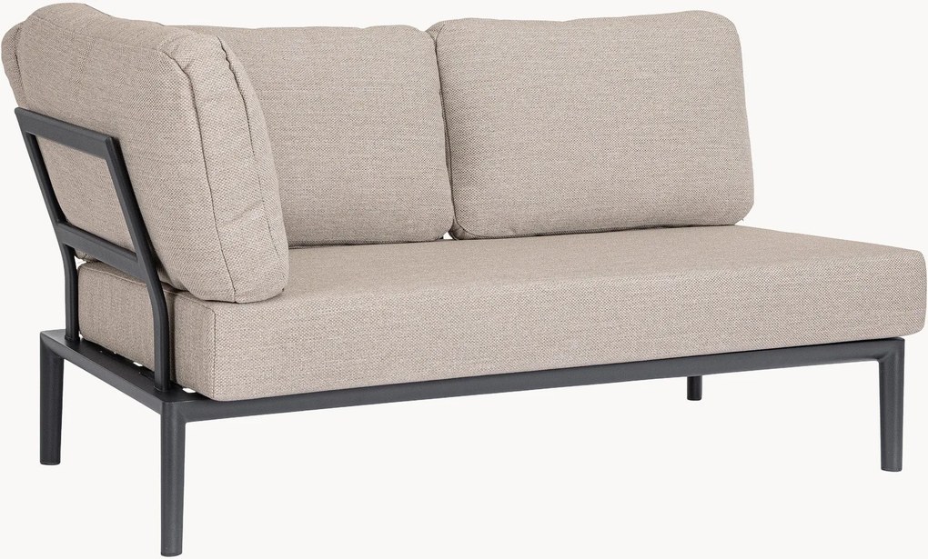 Divano angolare componibile 2 posti da esterno Gerald