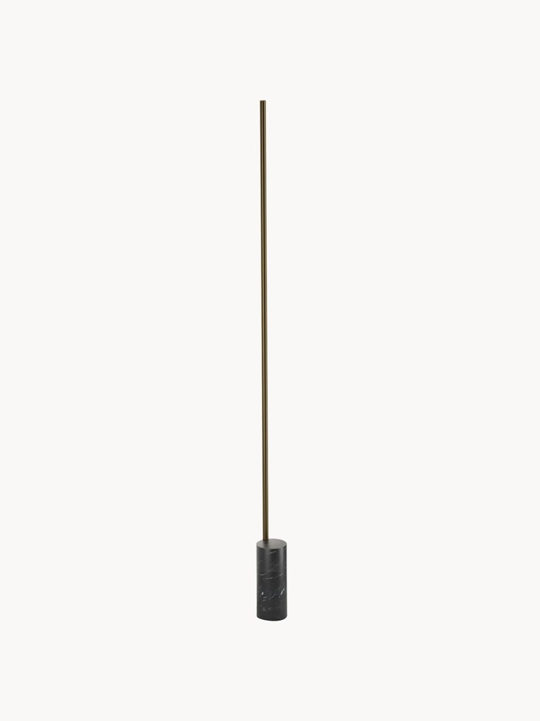Lampada da terra a LED con luce regolabile e base in marmo Hilow Line