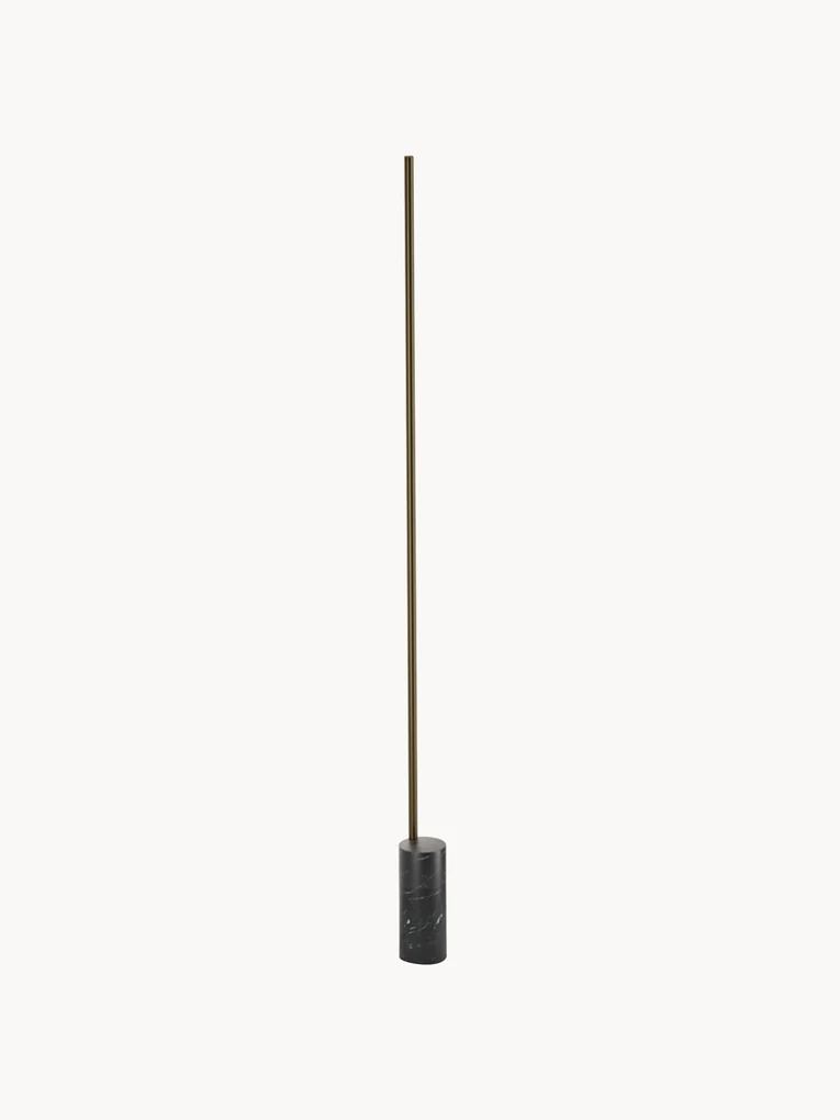 Lampada da terra a LED con luce regolabile e base in marmo Hilow Line